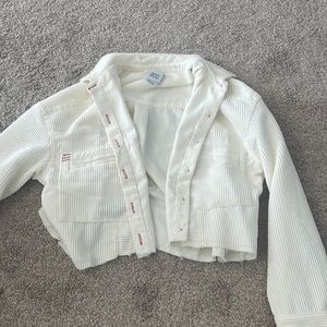 BDG cropped button up